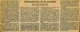 
Calentamiento de la sociedad.


