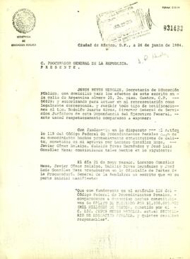 
Agravios cometidos por Lorenzo Gonzalez Meza en contra de Jesús Reyes Heroles.


