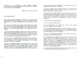 
Versión de la entrevista a Emilio Rabasa Gamboa, coordinador para la negociación y el diálogo en Chiapas, al llegar a esta dependencia.


