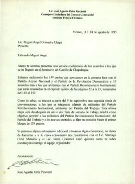 
Lic. José Agustín Ortíz Pinchetti Consejero Ciudadano del Consejo General del Instituto Federal Electoral.


