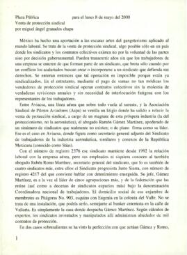 
Venta de protección sindical.


