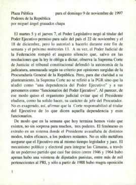 
Poderes de la República.


