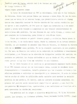 
El tiempo contra el PRI.


