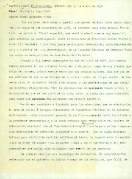 
Contra la impunidad.


