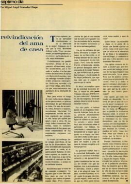 
Reivindicación del ama de casa.


