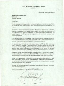
Elección de la Presidencia de la Mesa Directiva del Senado de la República.


