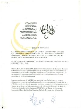
Boletín de prensa.


