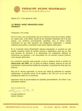 
Proyecto Democracia, Año 2000 : Fortaleciendo la Participación Ciudadana y la Transición Democrática en México.


