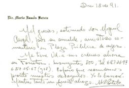 
Carta a Miguel Ángel Granados Chapa.


