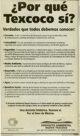 
¿Por qué Texcoco si?.


