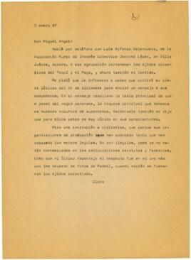 
Carta a Miguel Ángel Granados Chapa.


