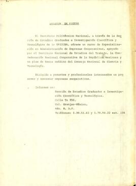 
Boletín de prensa.


