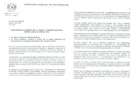 
Para Graciela Hierro, de la UNAM, el premio nacional María Lavalle Urbina 2000.


