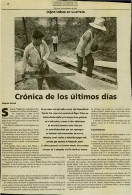 
Crónica de los últimos días.


