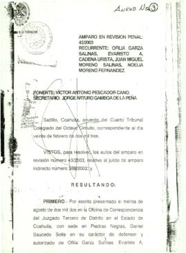
Amparo en revisión.


