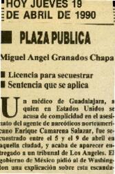 
Licencia para secuestrar. Sentencia que se aplica.


