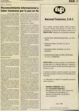 
Nacional Financiera, S. N. C.


