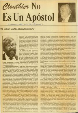 
Clouthier no es un apóstol.


