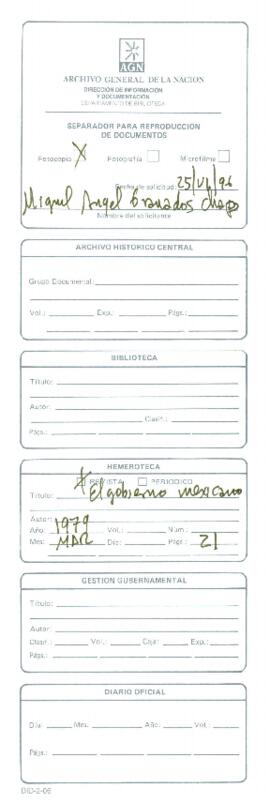 
Separador para la rreproducción de documentos.


