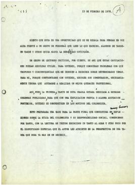 
Una perdida personal.


