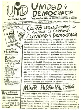 
Boletin de Comunicación para los Trabajadores.


