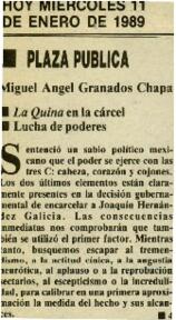 
La Quina en la cárcel. Lucha de poderes.


