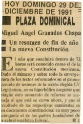 
Un resumen de fin de año. La nueva Constitución.


