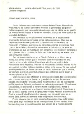 
Justicia congelada.


