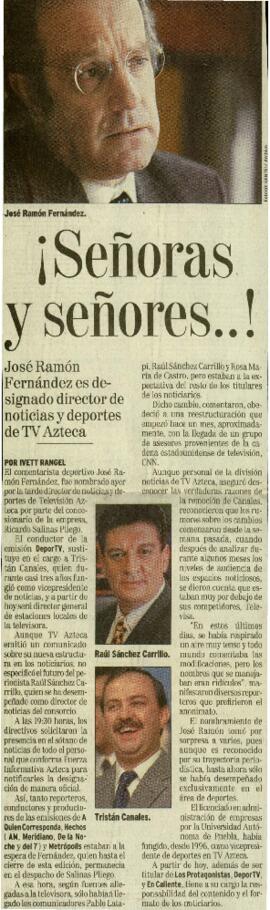 
Señoras y señores.



