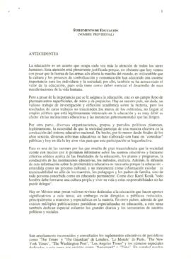 
Suplemento de educación.


