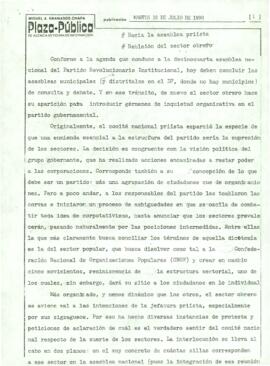 
Hacia la asamblea priísta Rebelión del sector obrero.


