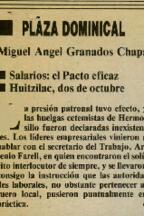 
Salarios : el Pacto eficaz. Huitzilac, dos de octubre.


