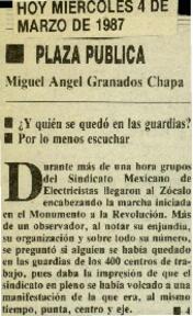 
¿Y quién se quedó en las guardias? Por lo menos escuchar.


