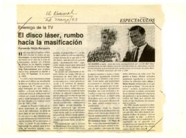 
El disco láser, rumbo hacia la masificación.


