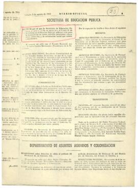 
Diario Oficial.


