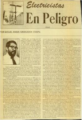 
Electricistas en peligro.



