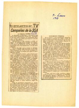 
Campañas de la SSA.


