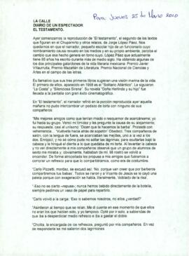
El Testamento.


