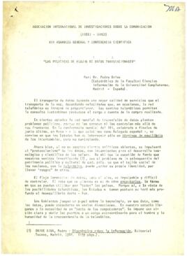 Políticas de flujos de datos transnacionales