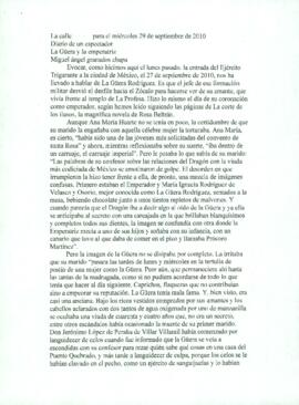 
La Güera y la emperatriz.


