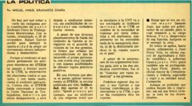 
La política.


