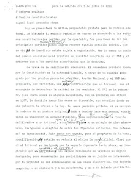 
Abstención electoral, entusiamo futbolero.


