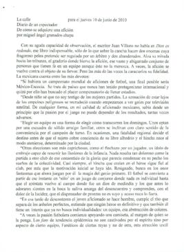 
De cómo se adquiere una afición.


