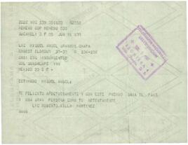 
Felicitación.


