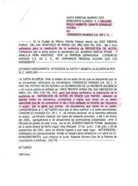 
Expediente Número R. P. 332/2000.


