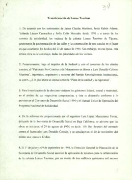 
Transformación de Lomas Taurinas.


