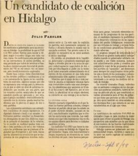 
Un candidato de coalición en Hidalgo.


