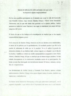 
Síntesis de información sobre personas a las que se les ha imputado alguna responsabilidad.



