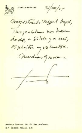 
Muy estimado Miguel Ángel.



