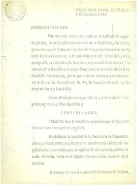 
Comisión de Radio, Televisión y Cinematografia.


